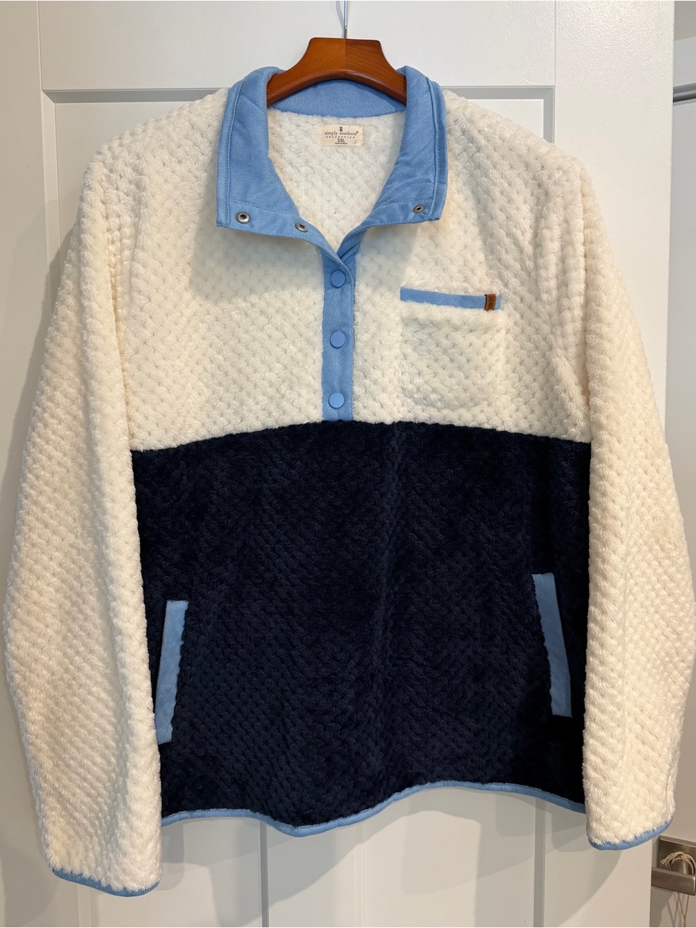 Simply Southern Soft Fleece Sherpa Pullover Women's Size XXL
